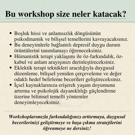 Boşluk Hissi ve Anlamsızlık Döngüsüyle Başa Çıkmak: İçsel Gücü Yeniden Keşfetmek