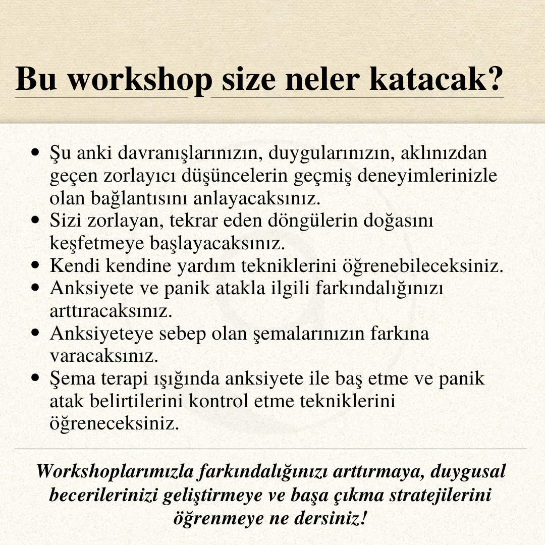 Şema Terapi Işığında Anksiyete ve Panik Atak İle Başa Çıkma
