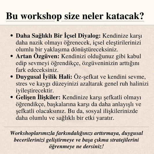 Öz-Şefkat ve Kendini Kabul: Eleştirici İçsel Sesi Dönüştürmek