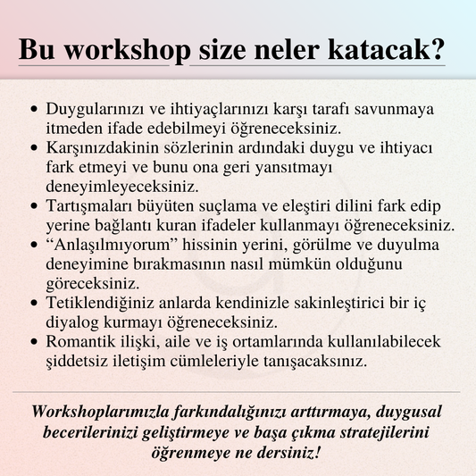 Konuşuyoruz Ama Anlaşamıyoruz: Şiddetsiz İletişimle Bağ Kurma Rehberi