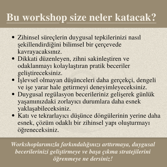 Zihnin Gürültüsünü Kısmak: Olumsuz Düşünceleri Yönetme Becerileri