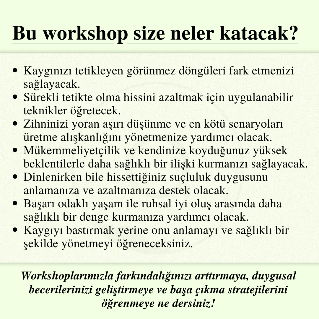 Yüksek İşlevli Kaygı: Her Şeyi Hallediyor Ama İçten İçe Huzursuzum