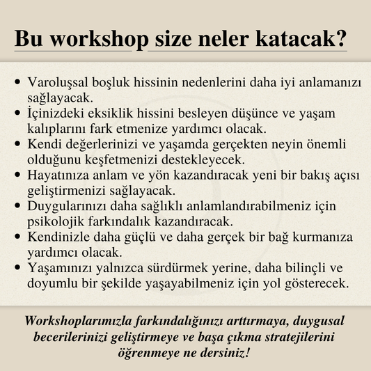 Bir Şeyler Eksik Ama Ne Olduğunu Bilmiyorum: Varoluşsal Boşluğu Anlamak