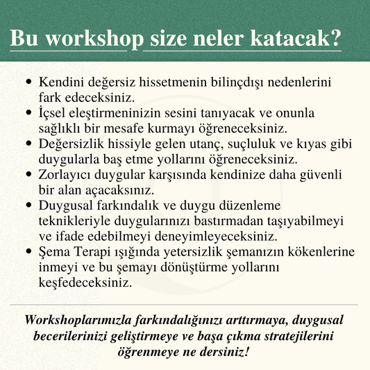 Yetersizlik Hissinden Öz-Değere Yolculuk