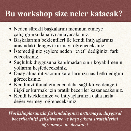 People Pleasing Döngüsünü Kırmak ve Suçluluk Duymadan Kendini Önceliklendirmek
