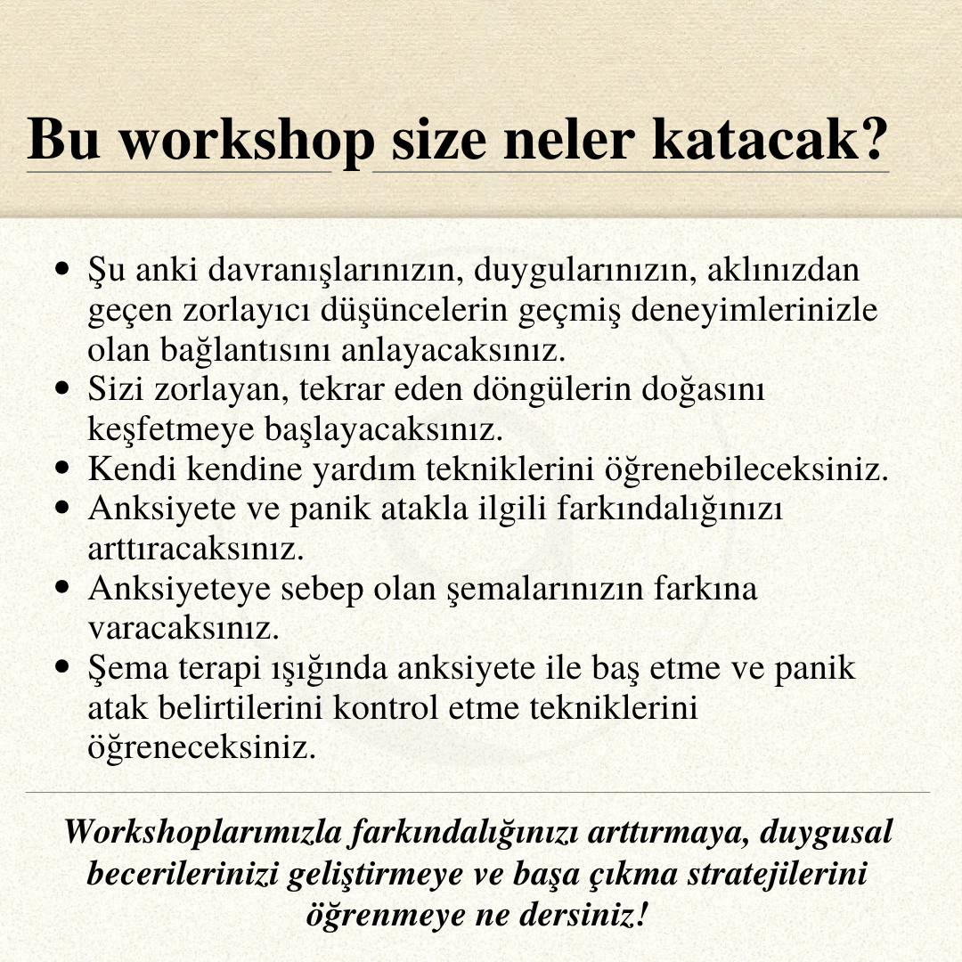 Şema Terapi Işığında Anksiyete ve Panik Atak İle Başa Çıkma