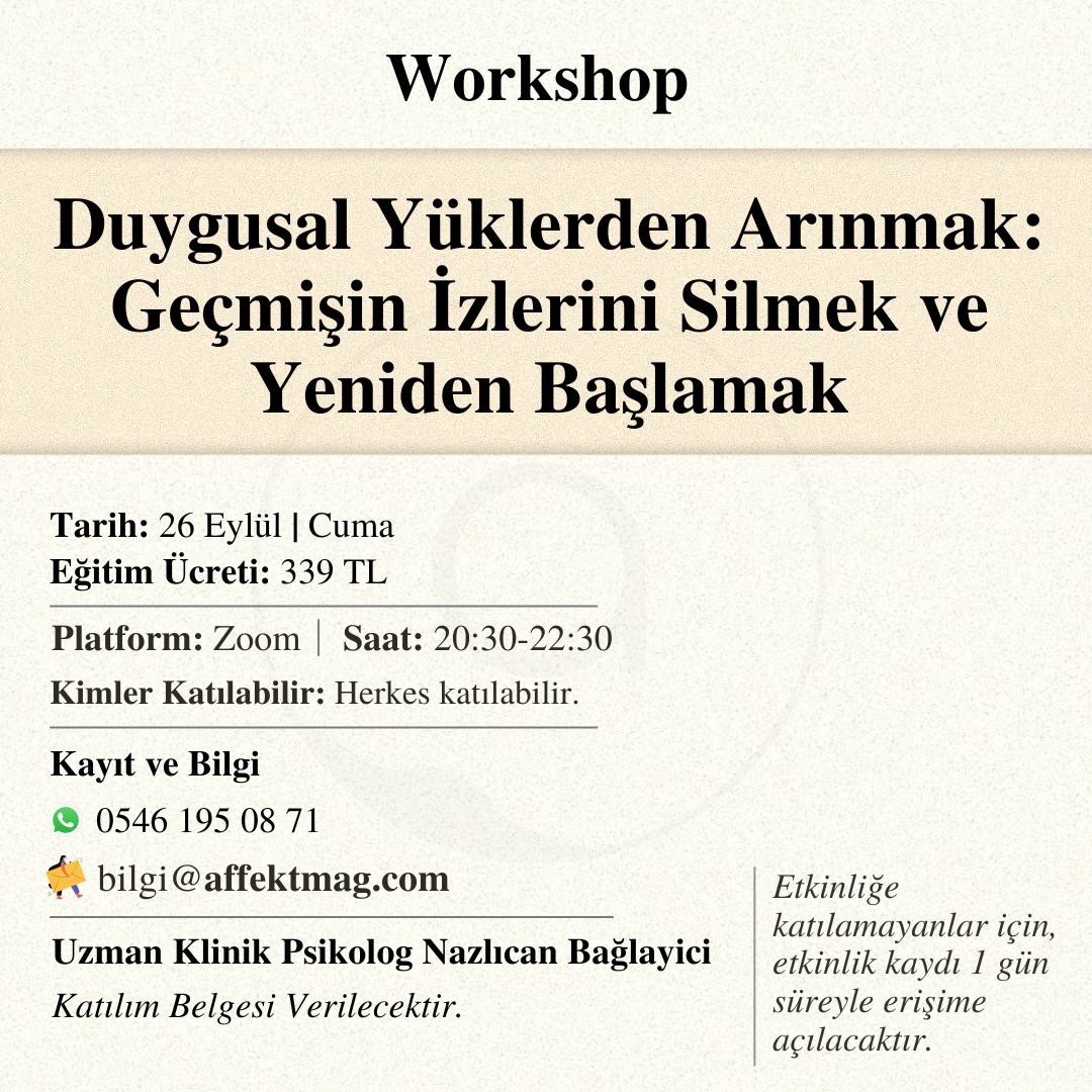 Duygusal Yüklerden Arınmak: Geçmişin İzlerini Silmek ve Yeniden Başlamak