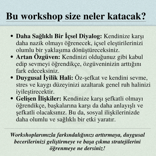 Öz-Şefkat ve Kendini Kabul: Eleştirici İçsel Sesi Dönüştürmek
