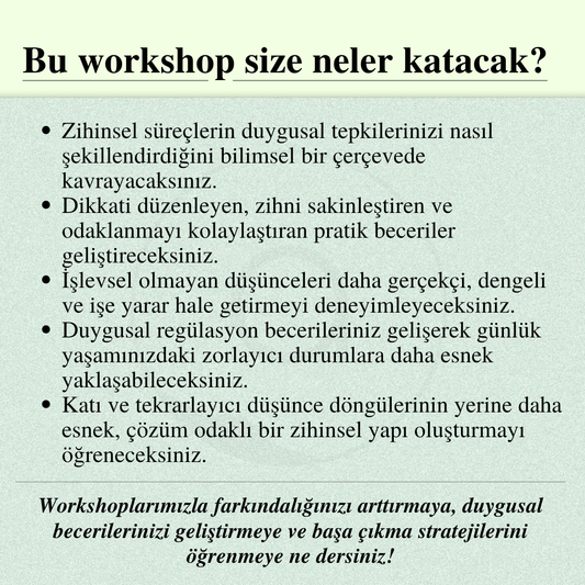 Zihnin Gürültüsünü Kısmak: Olumsuz Düşünceleri Yönetme Becerileri