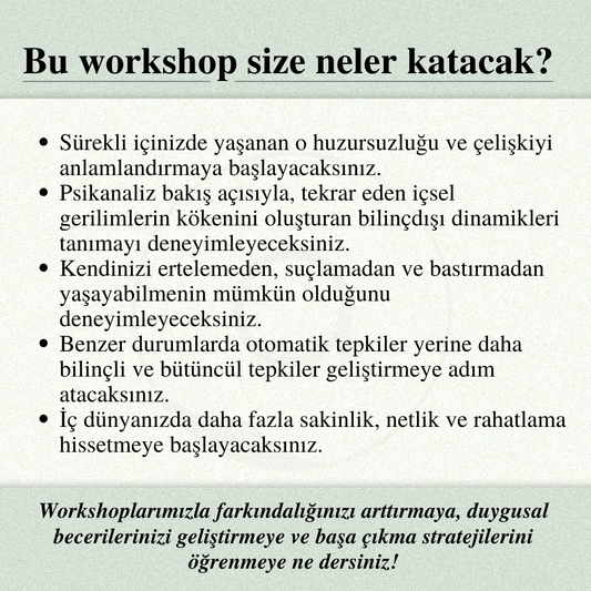 İçsel Çatışmalardan Özgürleşmek: Benlik, Arzu ve Bastırılan Duygularla Yüzleşmek