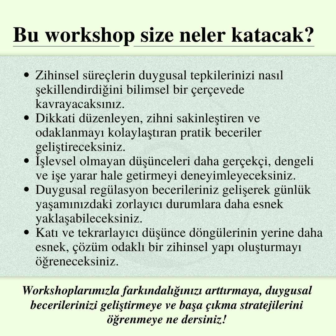 Zihnin Gürültüsünü Kısmak: Olumsuz Düşünceleri Yönetme Becerileri