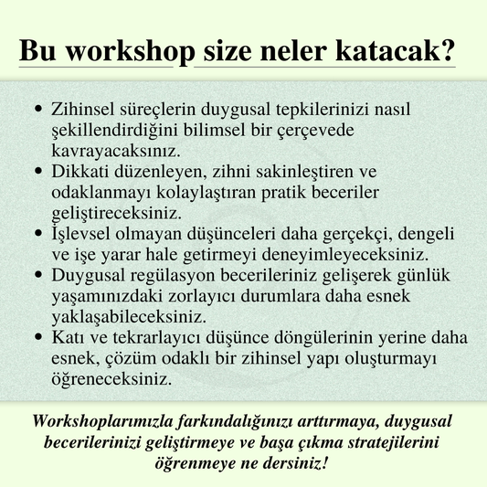 Zihnin Gürültüsünü Kısmak: Olumsuz Düşünceleri Yönetme Becerileri