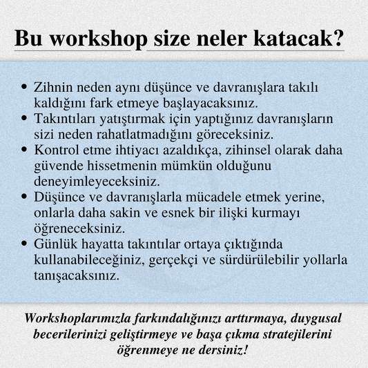 Takıntılarla Başa Çıkmak: Zihinsel Olarak Güvende Hissetme Rehberi