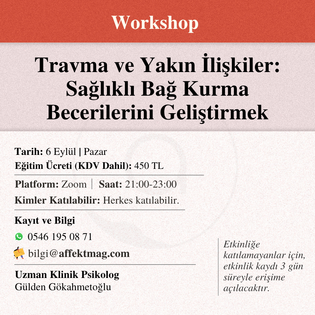 Travma ve Yakın İlişkiler: Sağlıklı Bağ Kurma Becerilerini Geliştirmek