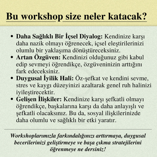 Öz-Şefkat ve Kendini Kabul: İçsel Eleştiriciyi Susturmak