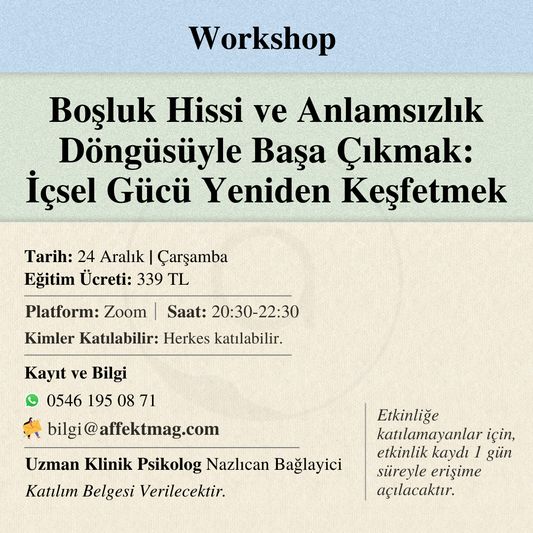 Boşluk Hissi ve Anlamsızlık Döngüsüyle Başa Çıkmak: İçsel Gücü Yeniden Keşfetmek