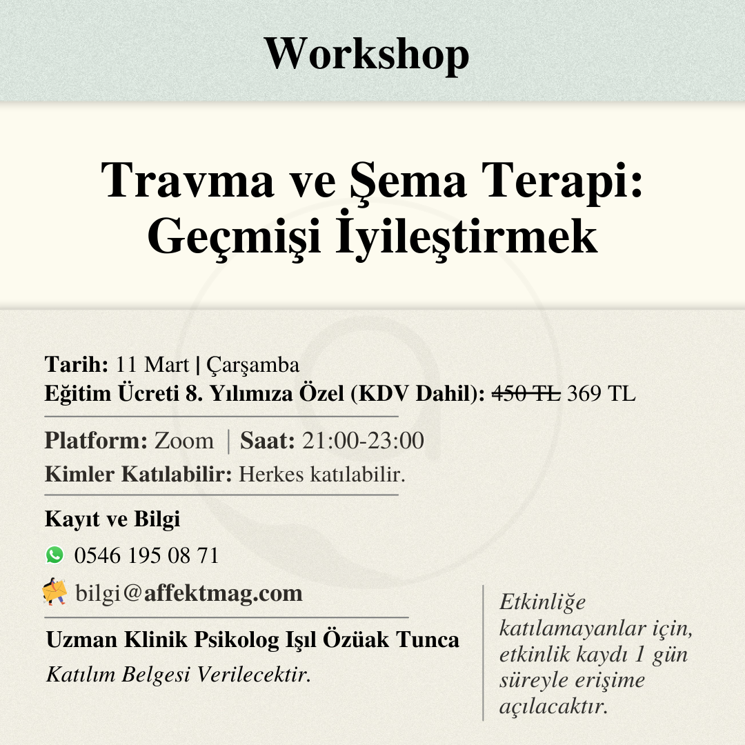 Travma ve Şema Terapi: Geçmişi İyileştirmek