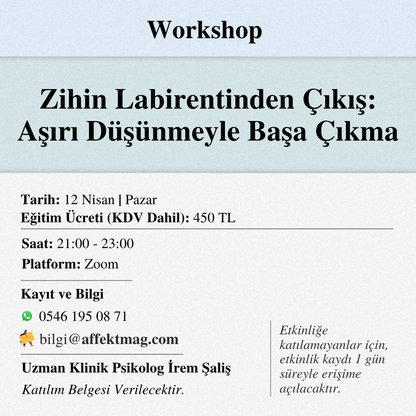 Zihin Labirentinden Çıkış: Aşırı Düşünmeyle Başa Çıkma
