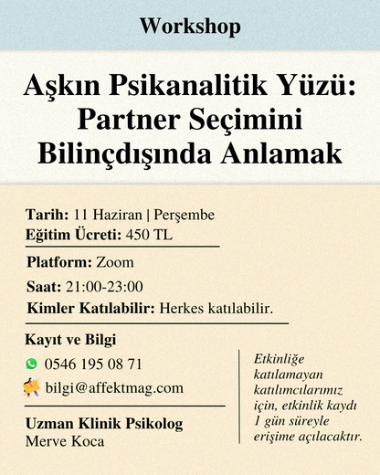 Aşkın Psikanalitik Yüzü: Partner Seçimini Bilinçdışında Anlamak