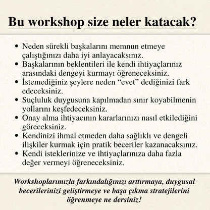People Pleasing Döngüsünü Kırmak ve Suçluluk Duymadan Kendini Önceliklendirmek