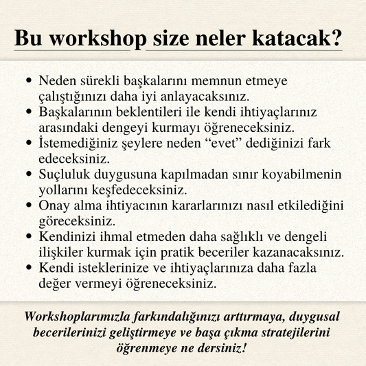 People Pleasing Döngüsünü Kırmak ve Suçluluk Duymadan Kendini Önceliklendirmek