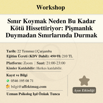 Sınır Koymak Neden Bu Kadar Kötü Hissettiriyor: Pişmanlık Duymadan Sınırlarında Durmak