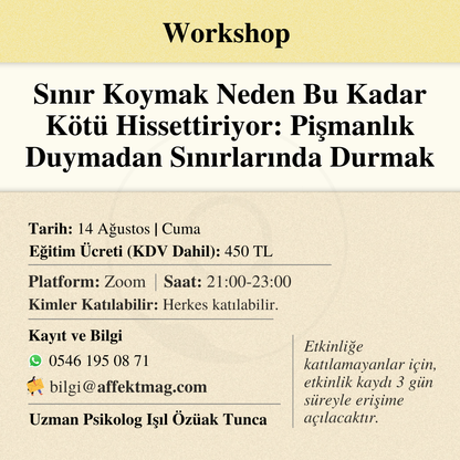 Sınır Koymak Neden Bu Kadar Kötü Hissettiriyor: Pişmanlık Duymadan Sınırlarında Durmak