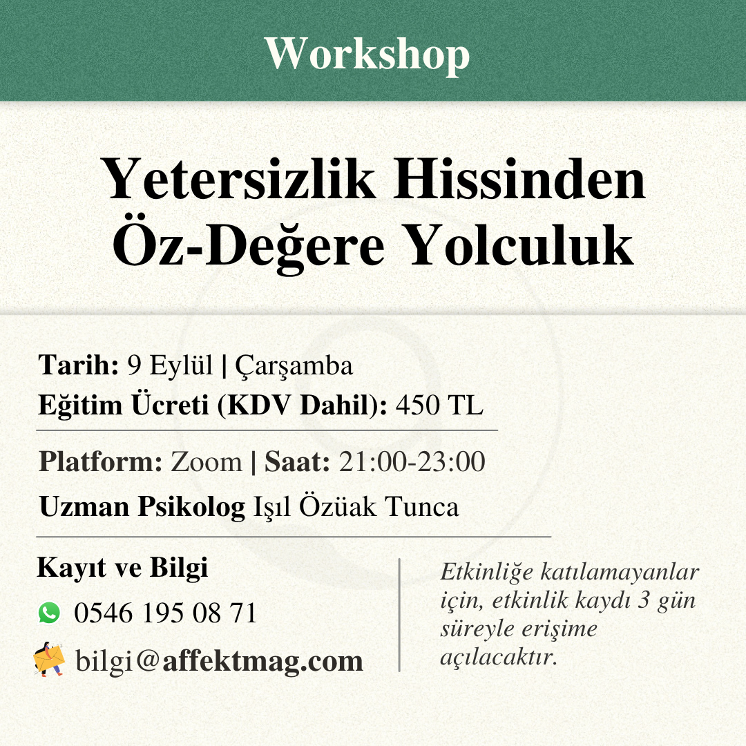 Yetersizlik Hissinden Öz-Değere Yolculuk