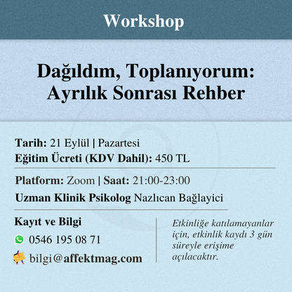 Dağıldım, Toplanıyorum: Ayrılık Sonrası Rehber