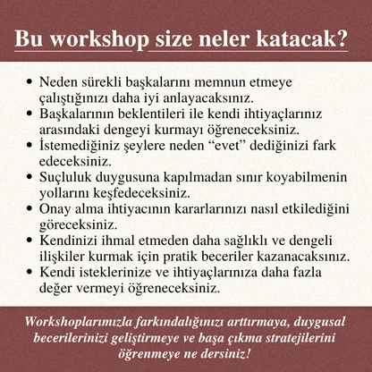 People Pleasing Döngüsünü Kırmak ve Suçluluk Duymadan Kendini Önceliklendirmek