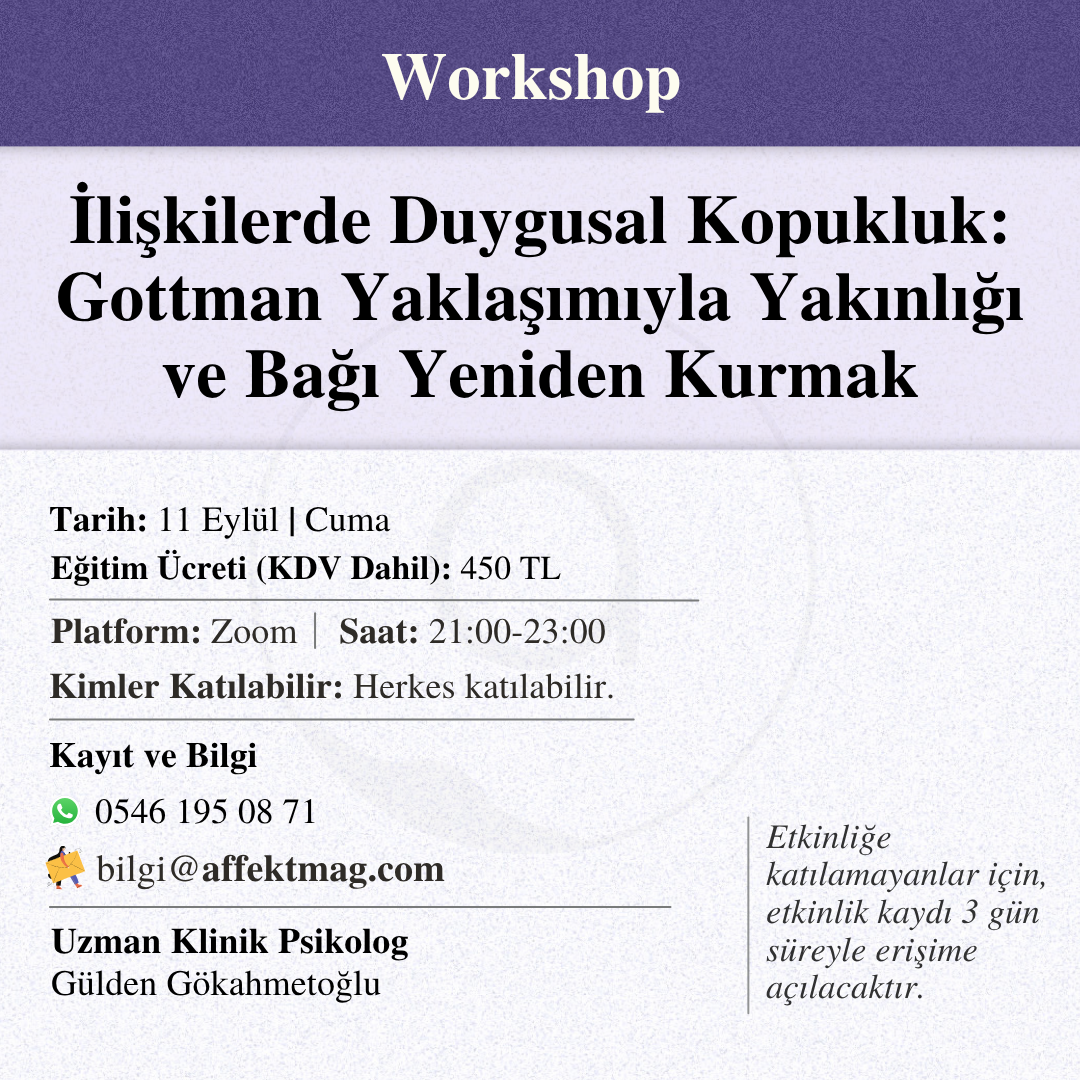 İlişkilerde Duygusal Kopukluk: Gottman Yaklaşımıyla Yakınlığı ve Bağı Yeniden Kurmak