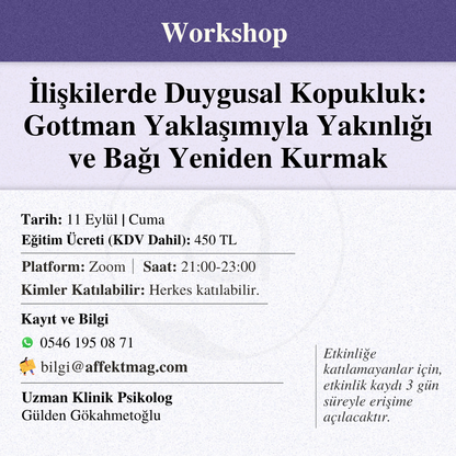 İlişkilerde Duygusal Kopukluk: Gottman Yaklaşımıyla Yakınlığı ve Bağı Yeniden Kurmak