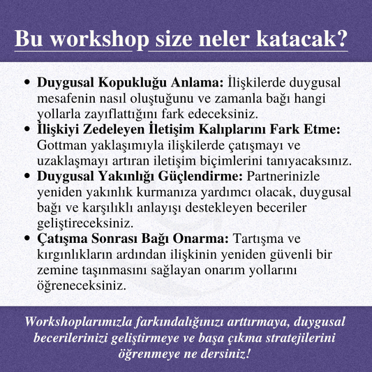 İlişkilerde Duygusal Kopukluk: Gottman Yaklaşımıyla Yakınlığı ve Bağı Yeniden Kurmak