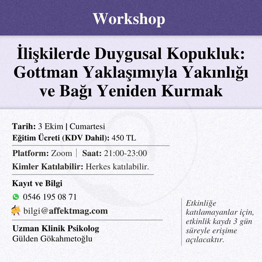 İlişkilerde Duygusal Kopukluk: Gottman Yaklaşımıyla Yakınlığı ve Bağı Yeniden Kurmak
