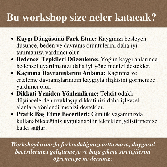 Kaygı Döngüsünü Kırmak: Zihin ve Bedenle Uygulamalı Çalışma