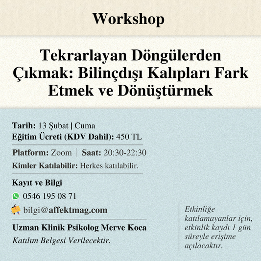 Tekrarlayan Döngülerden Çıkmak: Bilinçdışı Kalıpları Fark Etmek ve Dönüştürmek