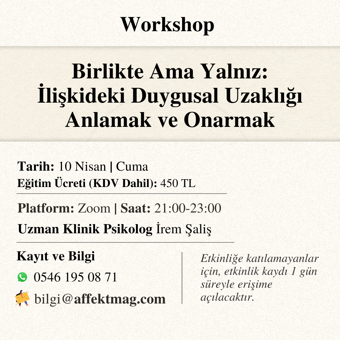 Birlikte Ama Yalnız: İlişkideki Duygusal Uzaklığı Anlamak ve Onarmak