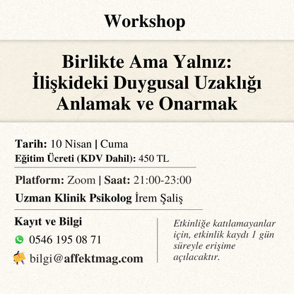 Birlikte Ama Yalnız: İlişkideki Duygusal Uzaklığı Anlamak ve Onarmak