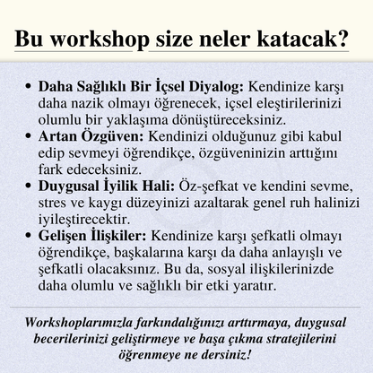 Öz-Şefkat ve Kendini Kabul: İçsel Eleştiriciyi Susturmak