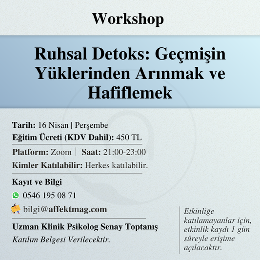 Ruhsal Detoks: Geçmişin Yüklerinden Arınmak ve Hafiflemek