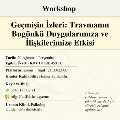 Geçmişin İzleri: Travmanın Bugünkü Duygularımıza ve İlişkilerimize Etkisi