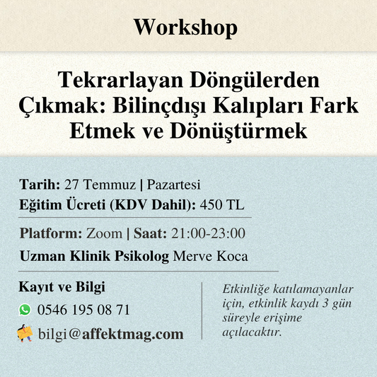 Tekrarlayan Döngülerden Çıkmak: Bilinçdışı Kalıpları Fark Etmek ve Dönüştürmek