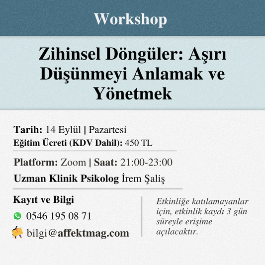 Zihinsel Döngüler: Aşırı Düşünmeyi Anlamak ve Yönetmek