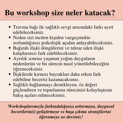 Neden Vazgeçemiyorum? Travma Bağı, Bağımlı İlişkiler ve Ayrılık