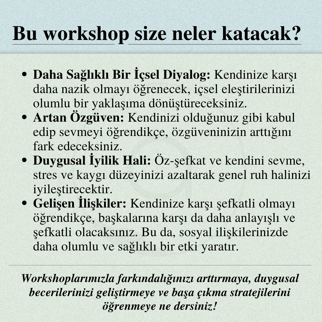 Öz-Şefkat ve Kendini Kabul: Eleştirici İçsel Sesi Dönüştürmek