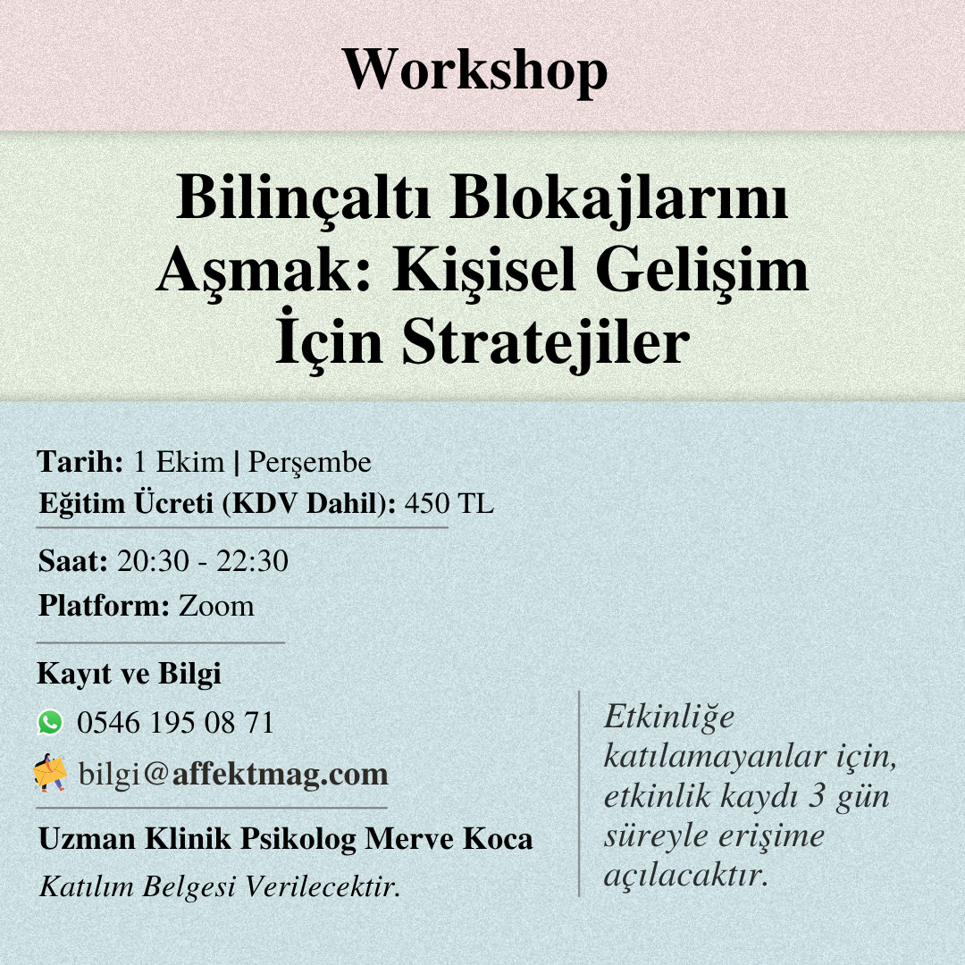 Bilinçaltı Blokajlarını Aşmak: Kişisel Gelişim İçin Stratejiler