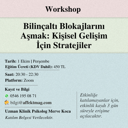 Bilinçaltı Blokajlarını Aşmak: Kişisel Gelişim İçin Stratejiler