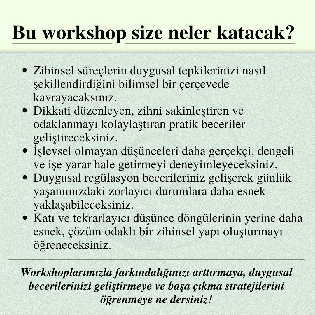 Zihnin Gürültüsünü Kısmak: Olumsuz Düşünceleri Yönetme Becerileri