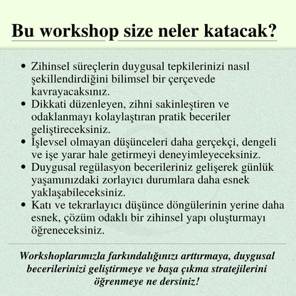 Zihnin Gürültüsünü Kısmak: Olumsuz Düşünceleri Yönetme Becerileri