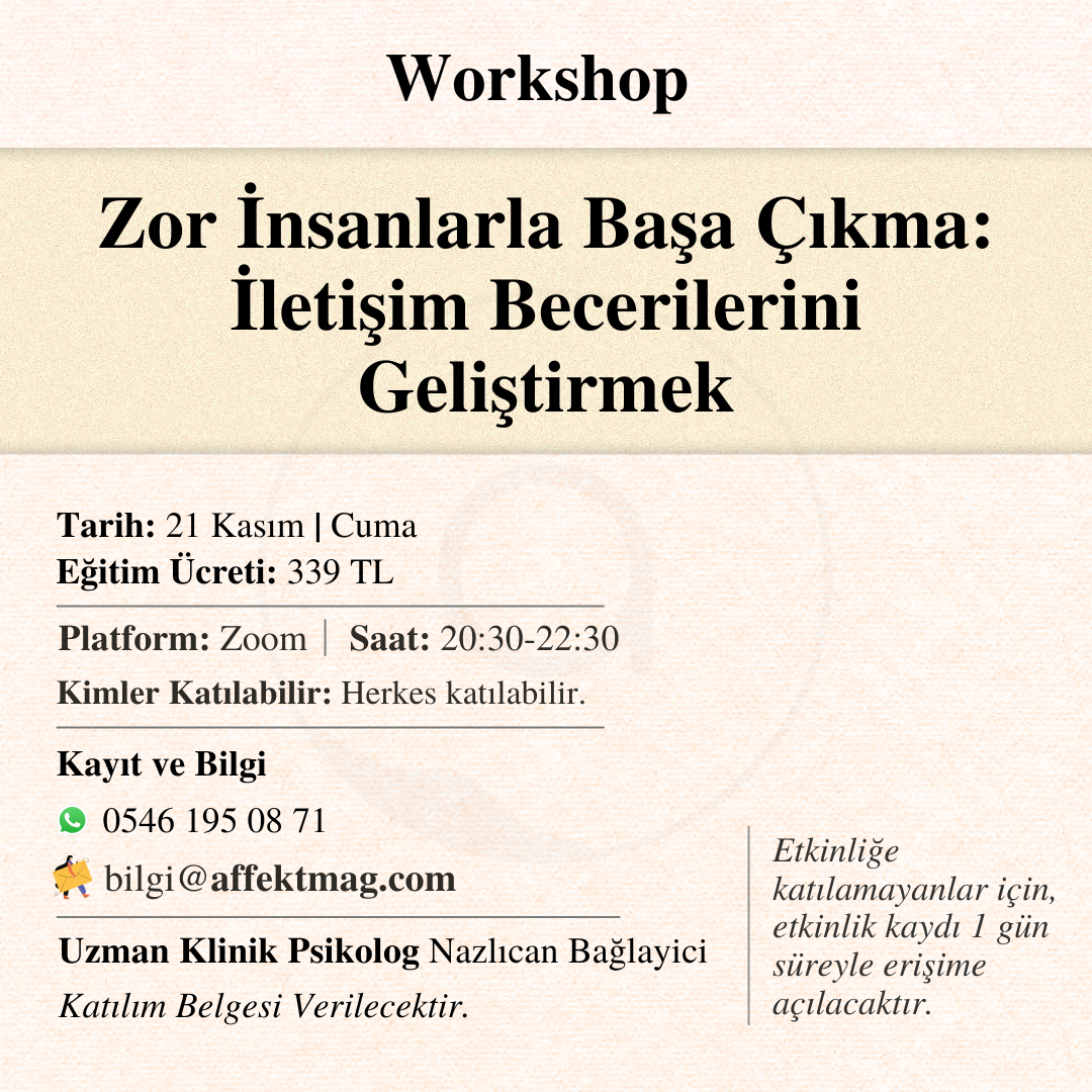 Zor İnsanlarla Başa Çıkma: İletişim Becerilerini Geliştirmek